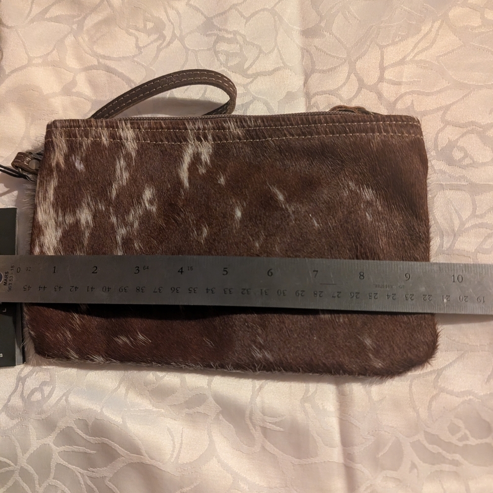 Myra bag white and brown small bag hairon
